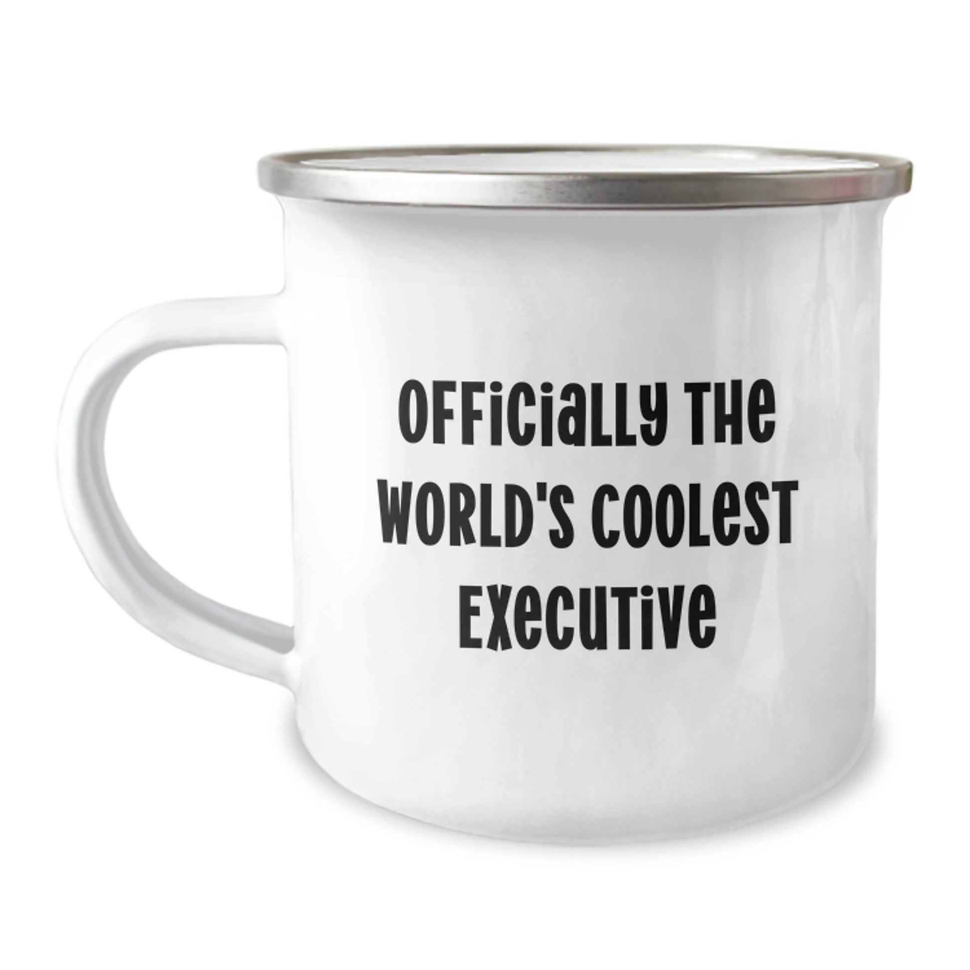 Executive Gifts, Funny Quote, Camping Mug, Officially The World's Coolest Executive, Gifts from Men for Executive, Birthday Unique Gifts - Image 1