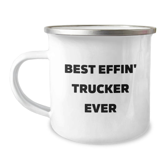 Trucker Gifts, Funny Quote, Camping Mug for Birthday, Gifts from Friends, Gifts for Trucker - Image 1