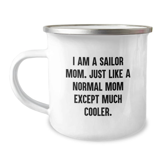 Sailor Mom Funny Camping Mug Gifts for Men from Family Birthday Unique - Image 1