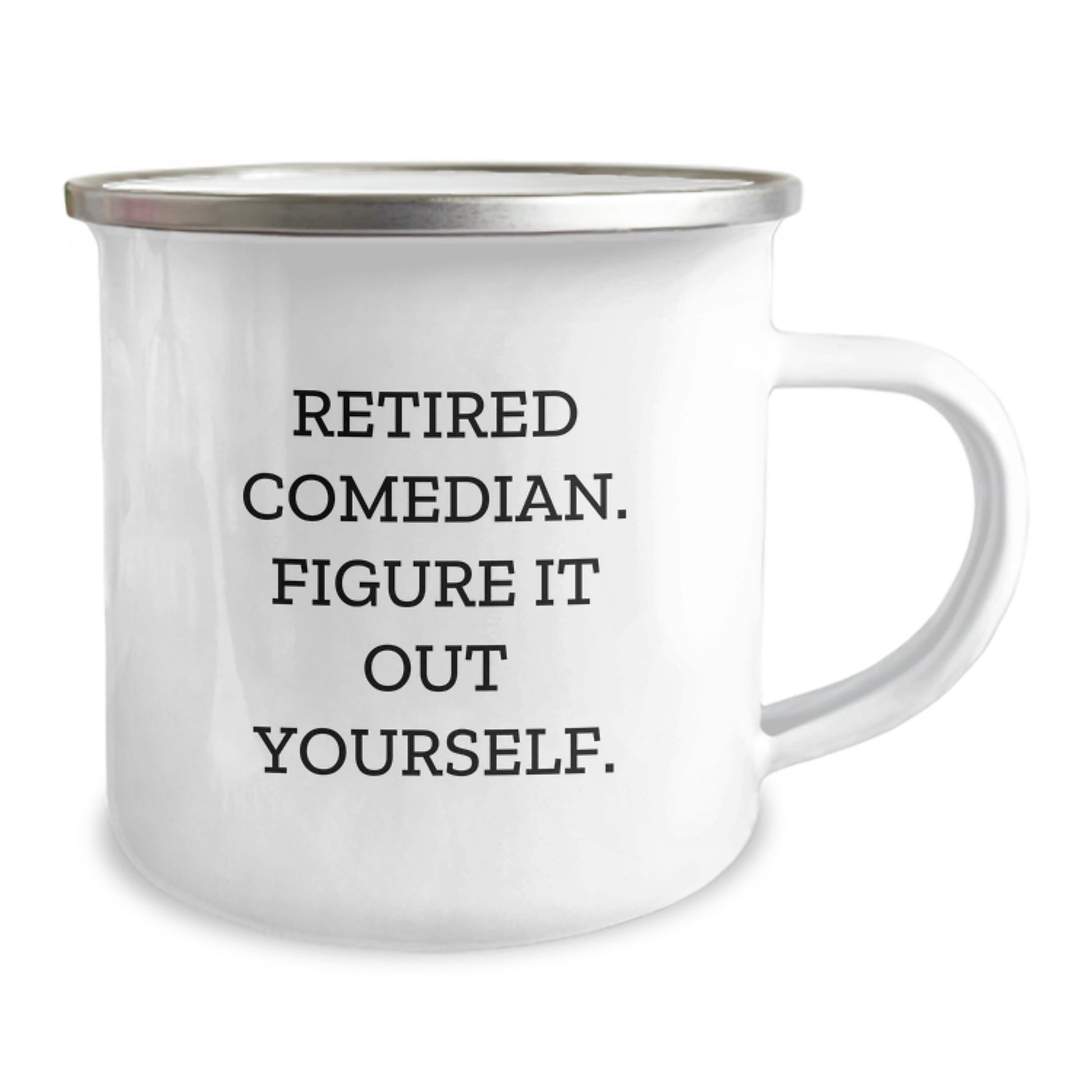 Comedian Gift Funny Quote Camping Mug for Men Friends Family, Graduation Unique Gifts from Comedian - Image 2