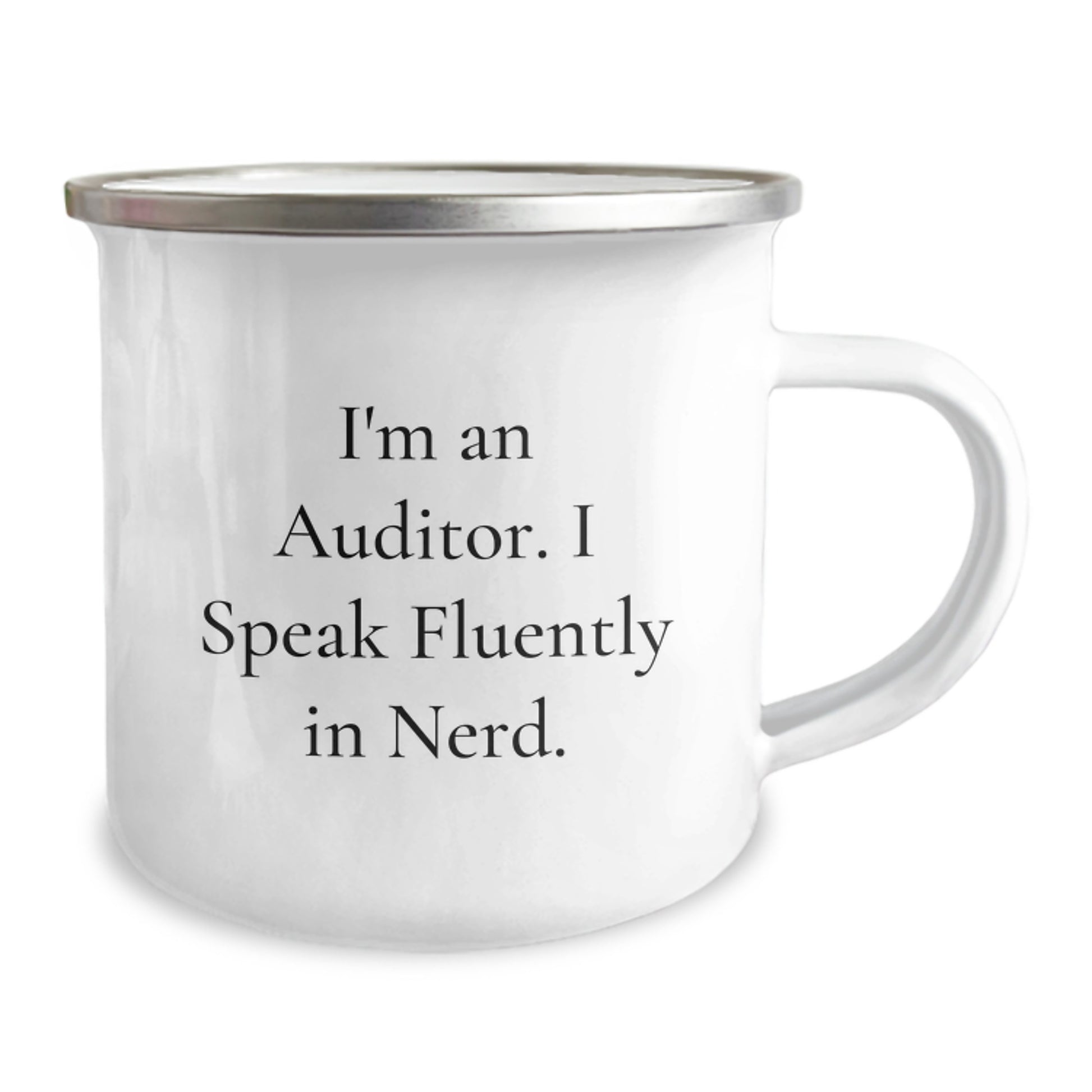 Funny Auditor Gifts from Friends to Family - I'm An Auditor. I Speak Fluently In genius. Graduation Unique Gifts for Auditor - Image 2