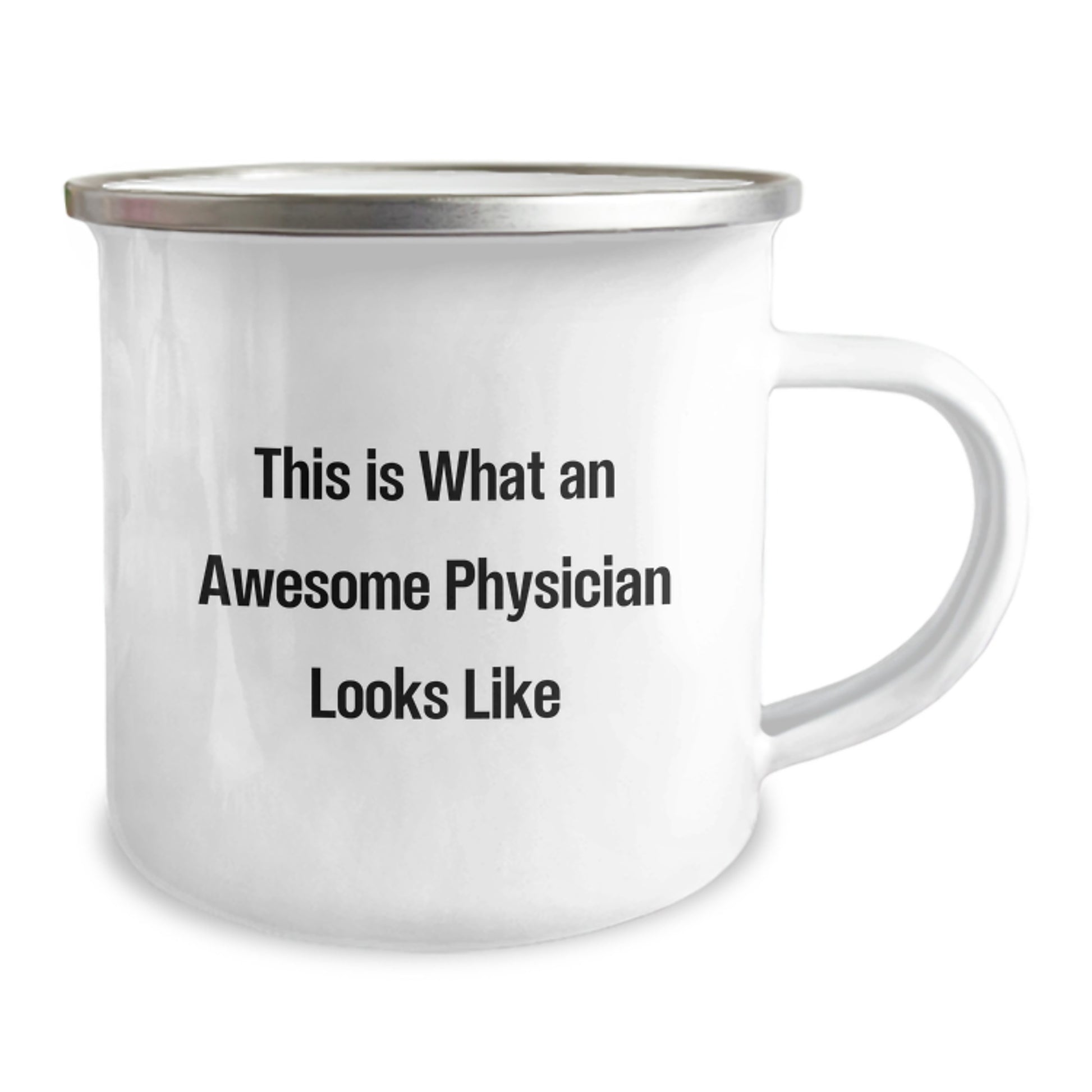 Funny Physician Gifts, Camping Mug for Birthday, 'This Is What An Awesome Physician Looks Like', Gifts from Friends to Physician - Image 2