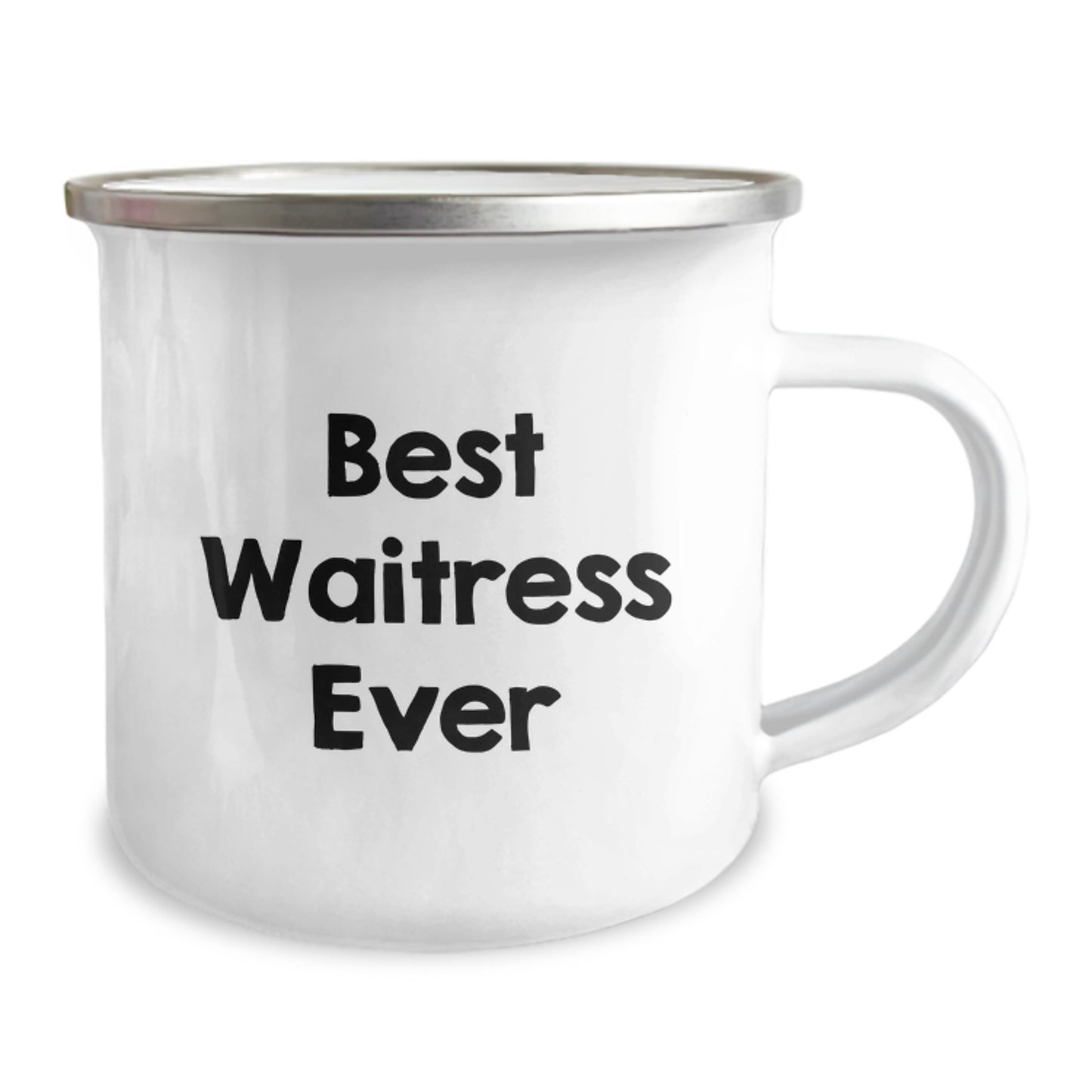 Funny Waitress Gifts from Friends for Waitress Best Ever, Birthday Unique Gifts for Her, Camping Mug for Outdoor Enthusiasts - Image 2