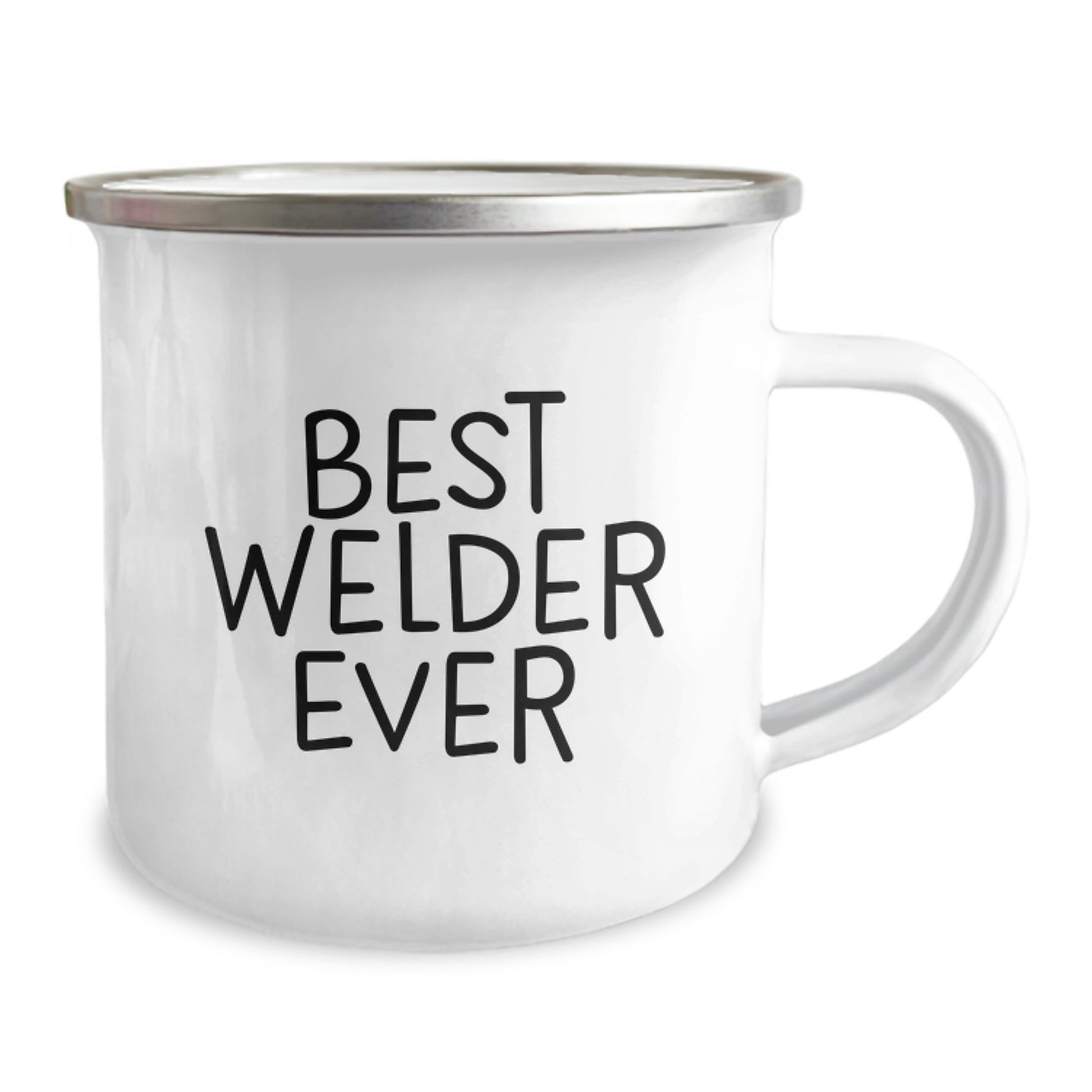 Funny Welder Gifts from Friends - Best Welder Ever Quote on Stainless Steel Camping Mug, 12 oz Capacity, Birthday Unique Gifts for Men, Women, Coworkers, Family - Image 2