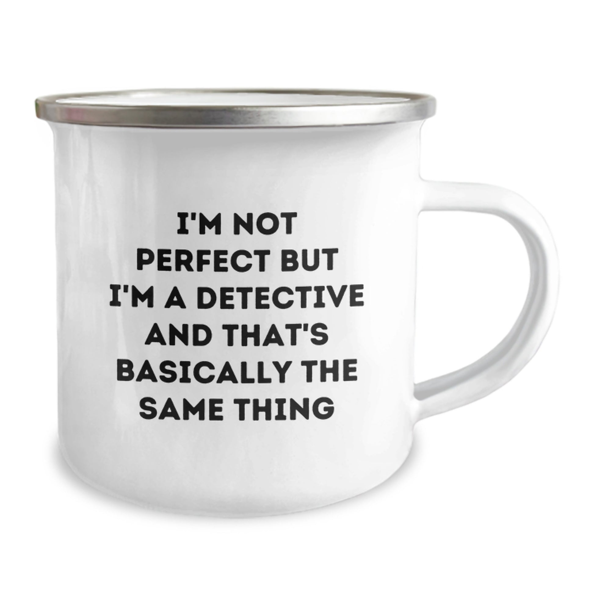 Funny Detective Gifts for Men from Family, Unique Camping Mug for Graduation - Image 2