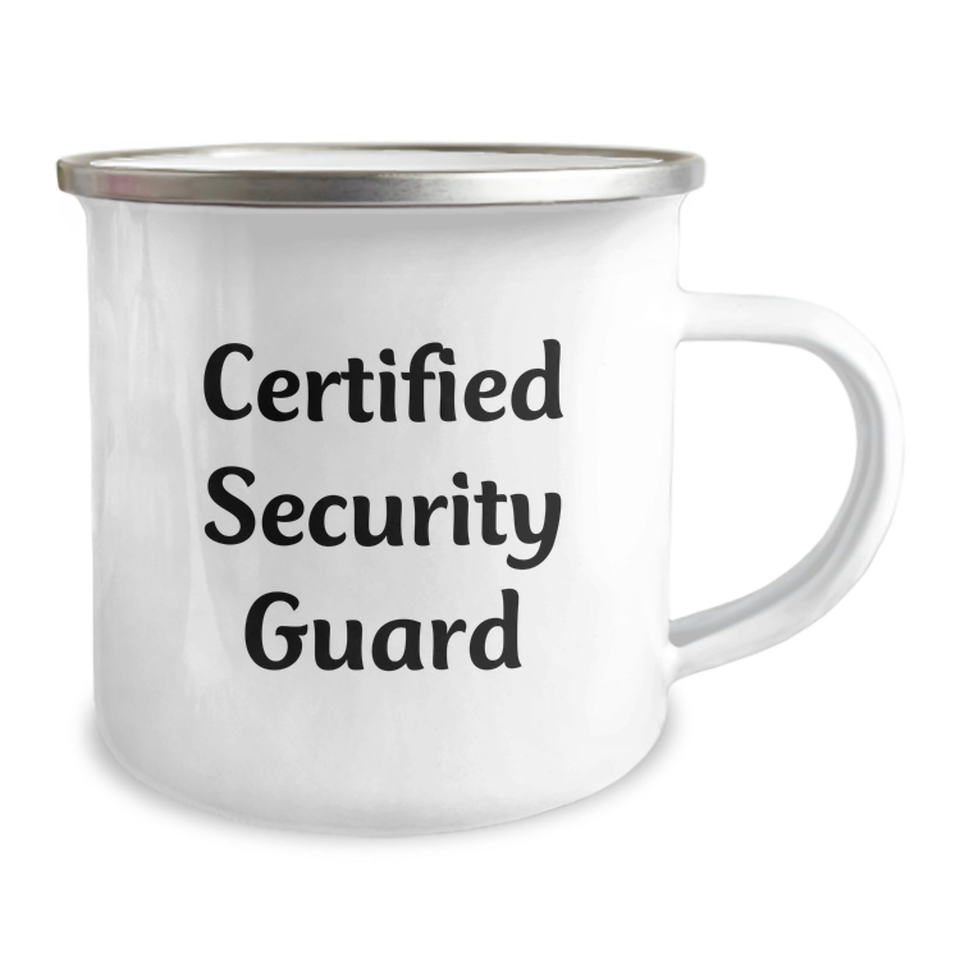Funny Security Guard Gifts, Camping Mug, 'Certified Security Guard' Quote, Birthday Unique Gifts from Friends to Security Guard - Image 2