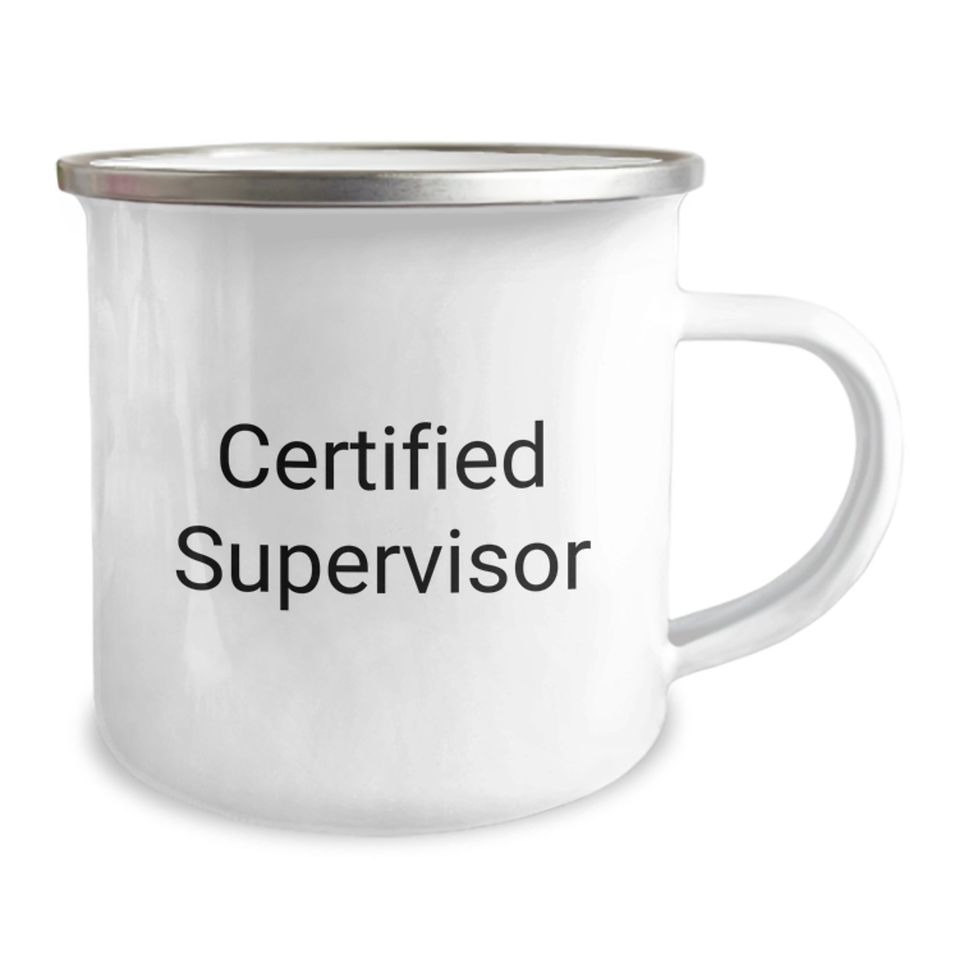 Funny Certified Supervisor Gifts for Birthday - 12 oz Stainless Steel Camping Mug, 'You're the Boss' Quote, Gifts from Friends, Unique Gifts for Supervisor - Image 2