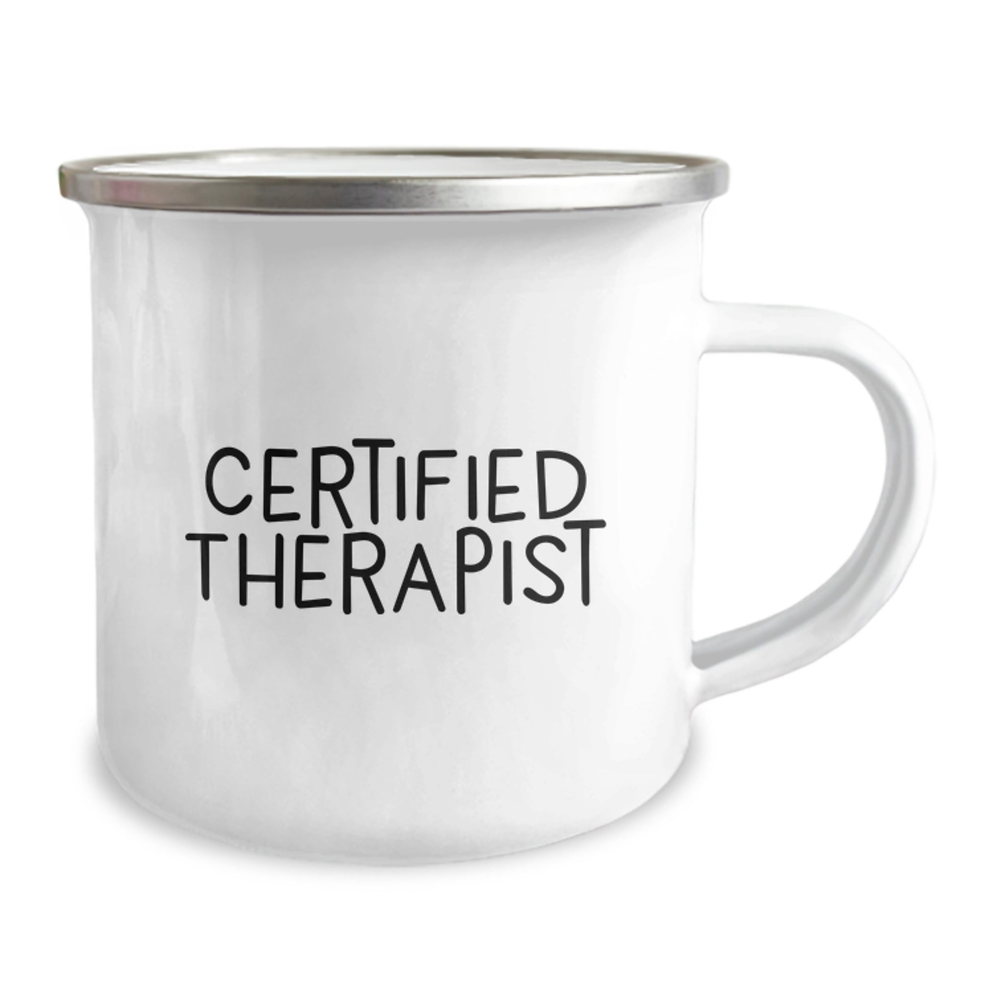 Funny Therapist Gifts for Birthday - 'You're a-maze-ing' Quote on 12 oz Camping Mug, Stainless Steel with Enamel Finish, Gifts from Friends to Therapist - Image 2
