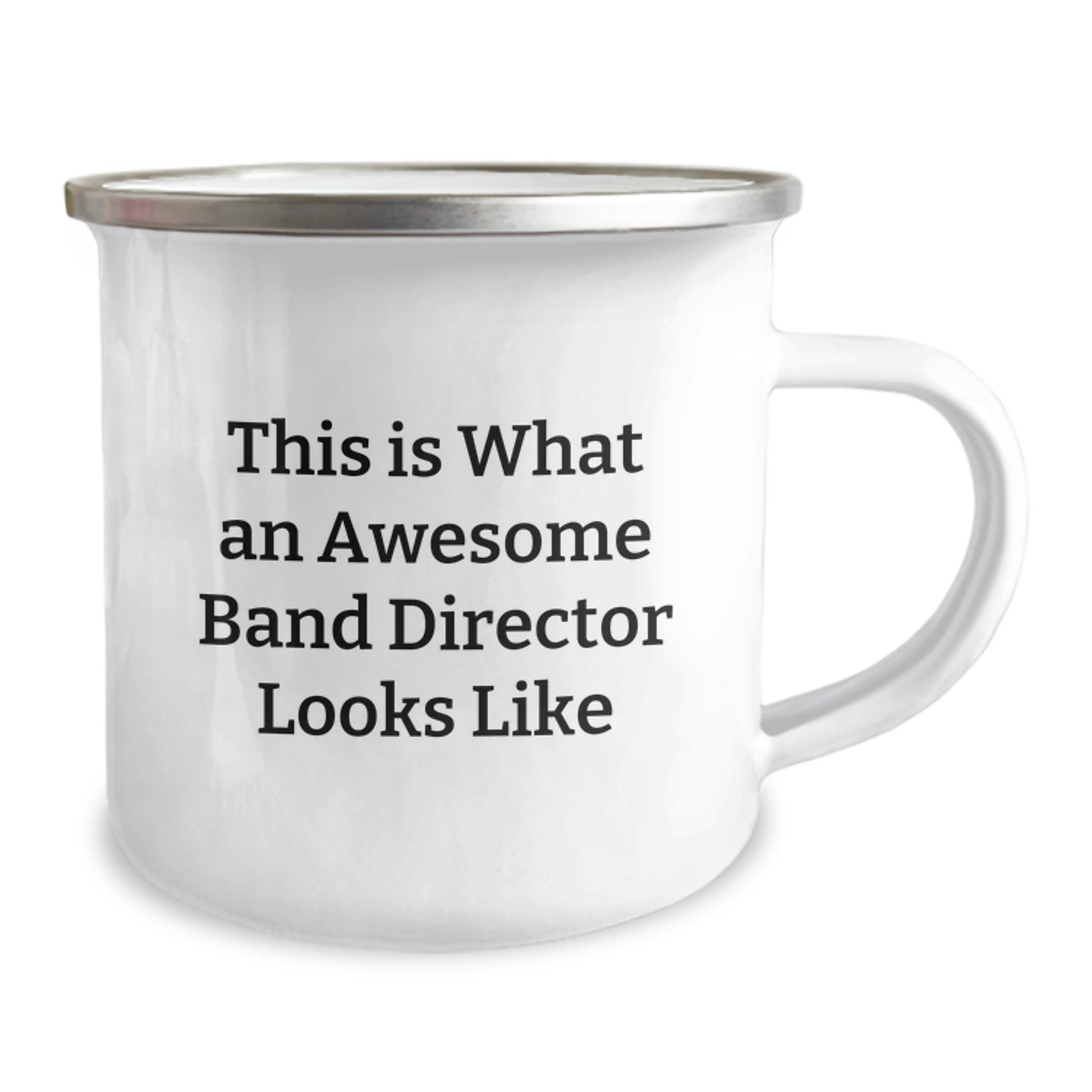 Funny Band Director Gifts from Men to Awesome Band Directors for Graduation, Camping Mug with Quote 'This Is What An Awesome Band Director Looks Like' - Image 2