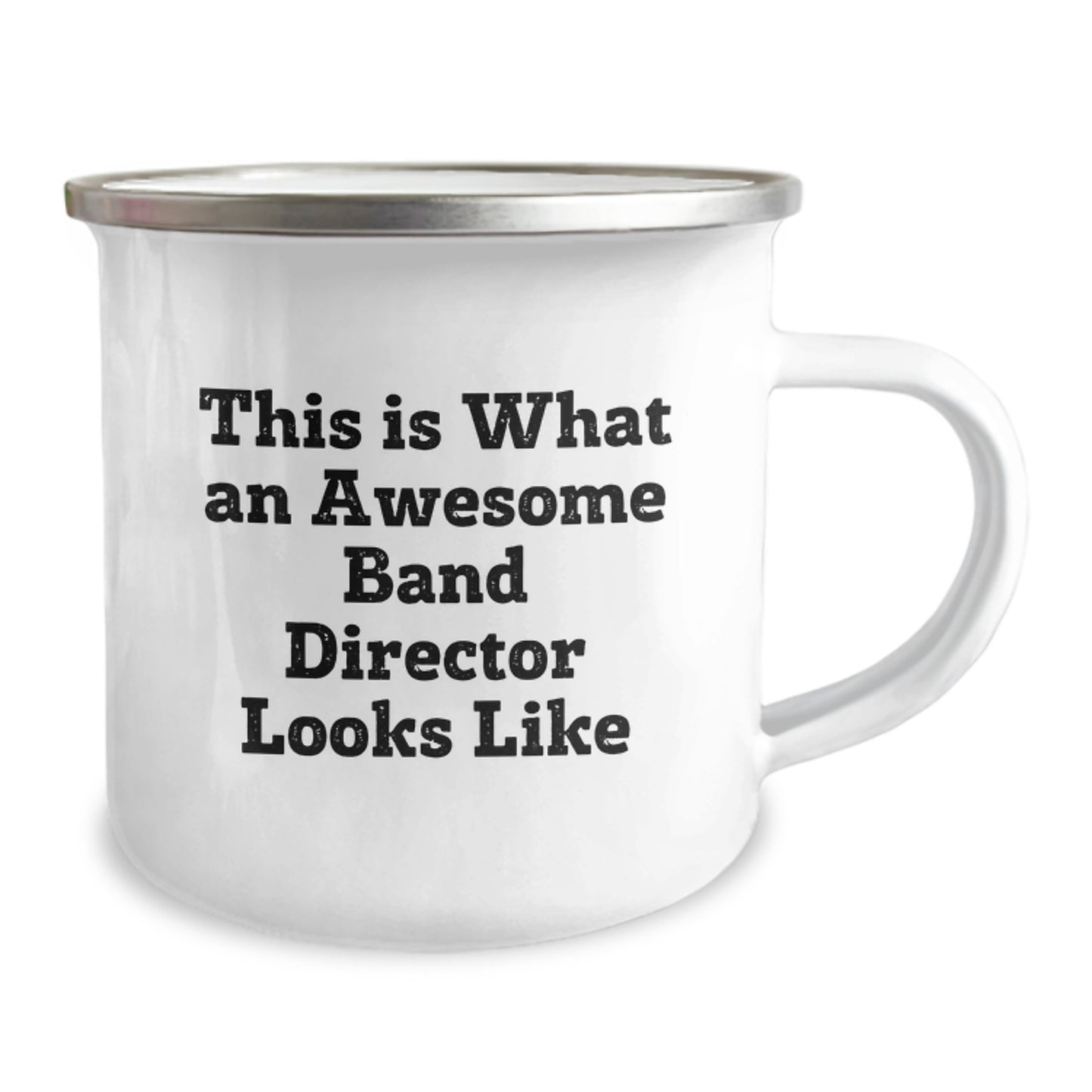 Funny Band Director Gifts for Men from Friends - Camping Mug for Graduation with Inspirational Quote 'This Is What An Awesome Band Director Looks Like' - Image 2
