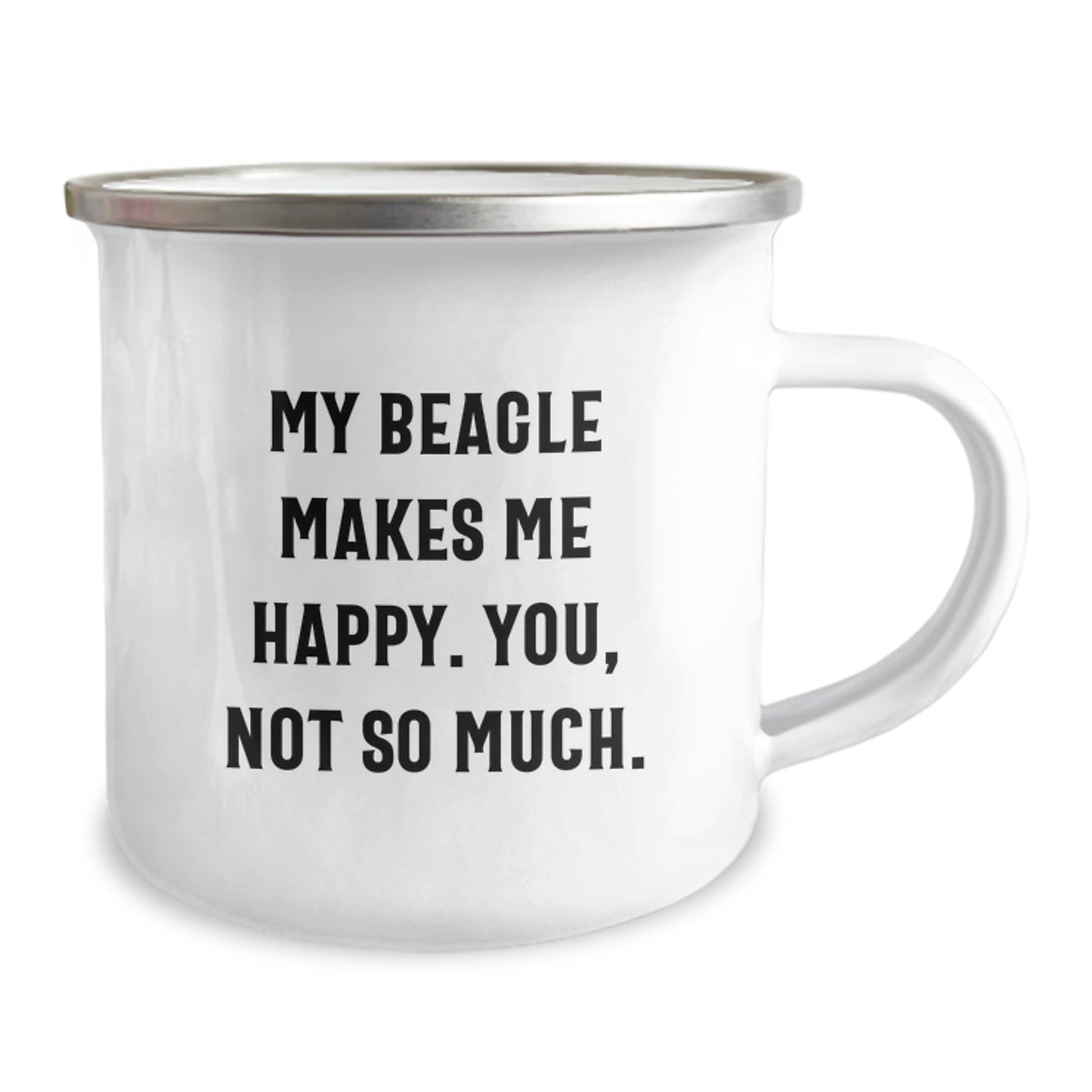 Beagle Dog Camping Mugs for Friends Gifts, Funny Quote, Funny Birthday Unique Gifts from Family, Gifts for Beagle Dog Lovers, Camping Mug for Outdoor Enthusiasts - Image 2