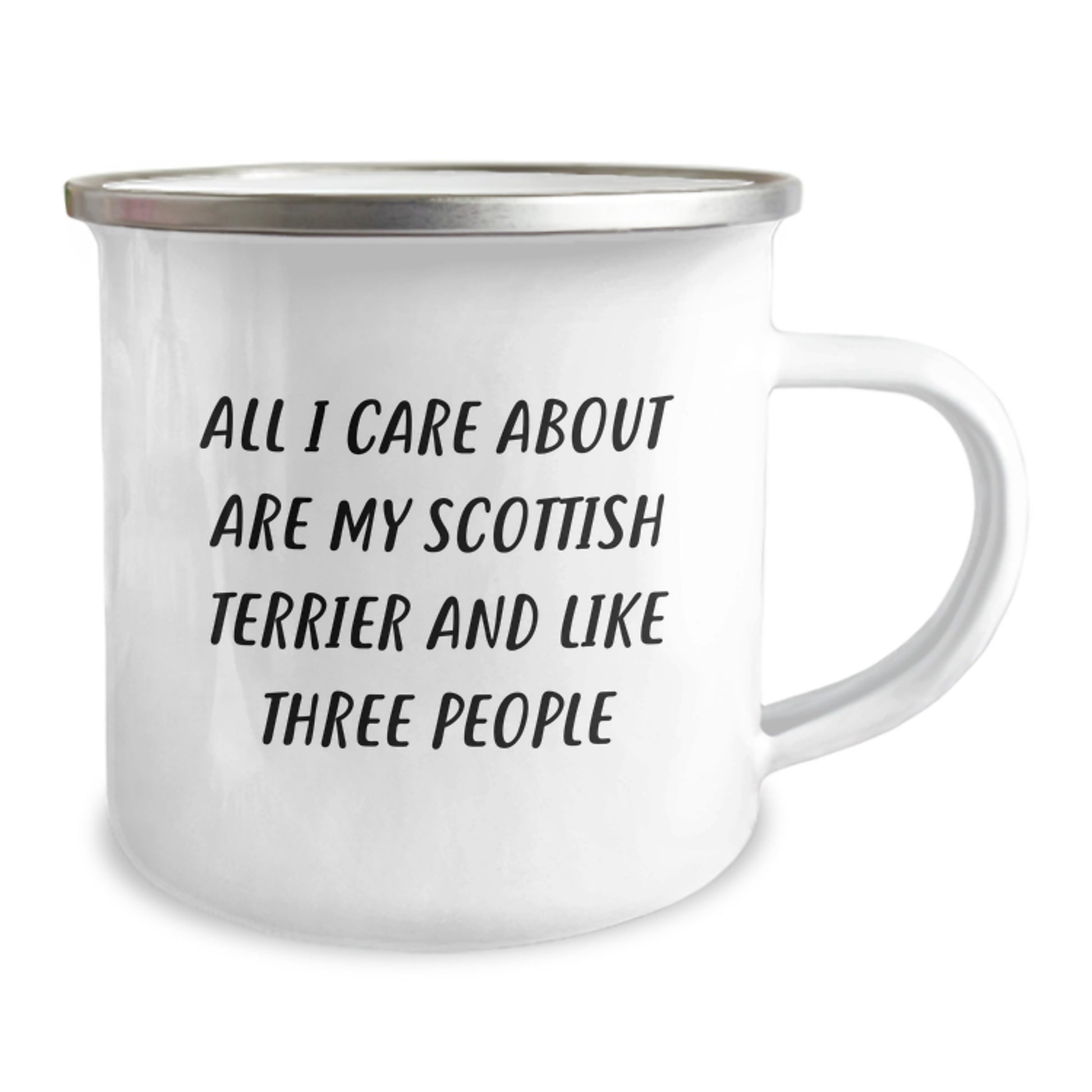 Scottish Terrier Dog Lovers Funny Camping Mug Gifts from Men to Friends for Birthday - Image 2