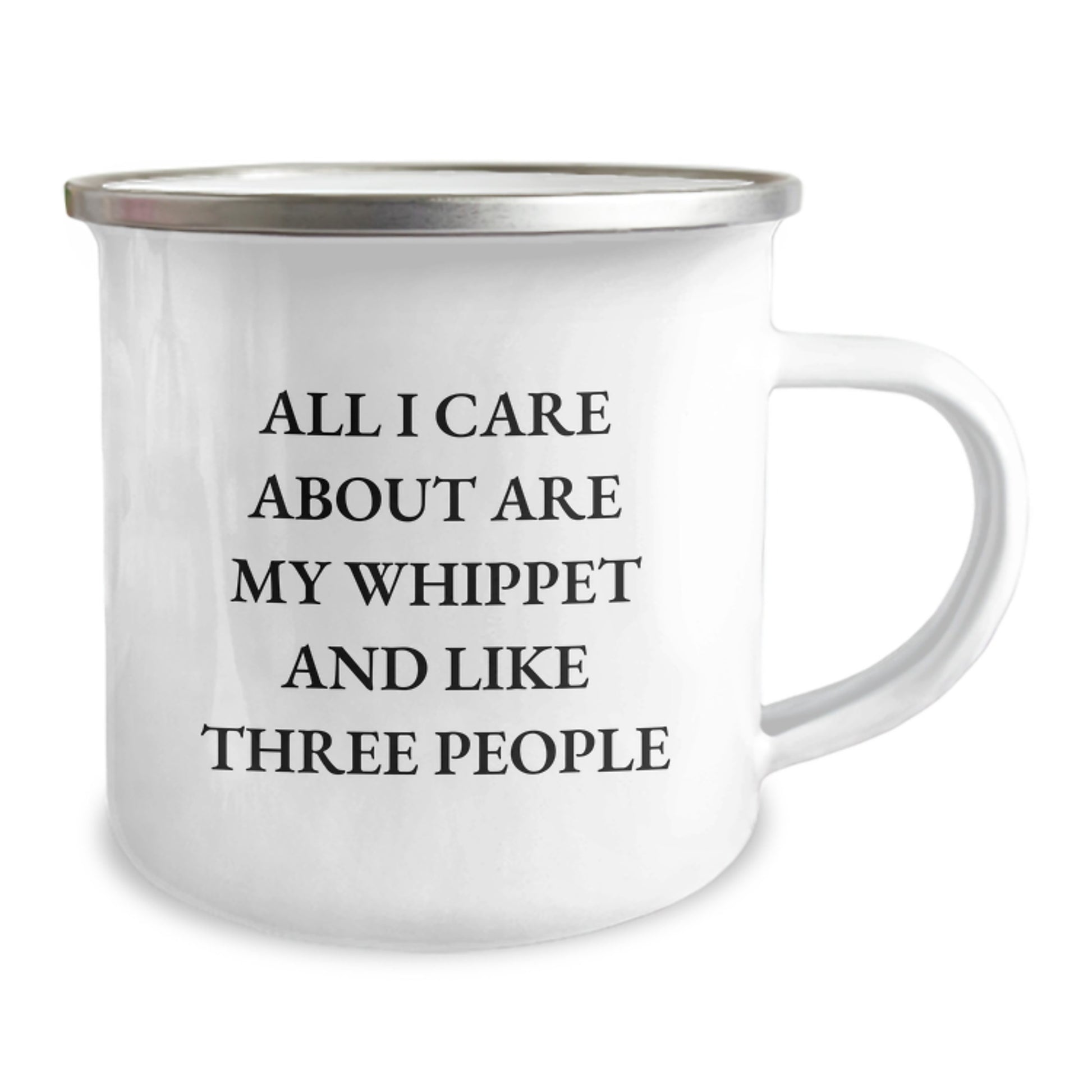 Funny Whippet Dog Camping Mug for Whippet Dog Enthusiasts and Friends, Gifts from Women for Birthday Unique Gifts - Image 2