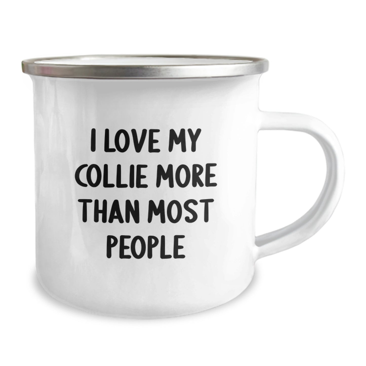 Funny Collie Dog Lovers Gifts from Friends and Family, 'I Love My Collie More Than Most People' Birthday Unique Gifts for Men and Women - Image 2