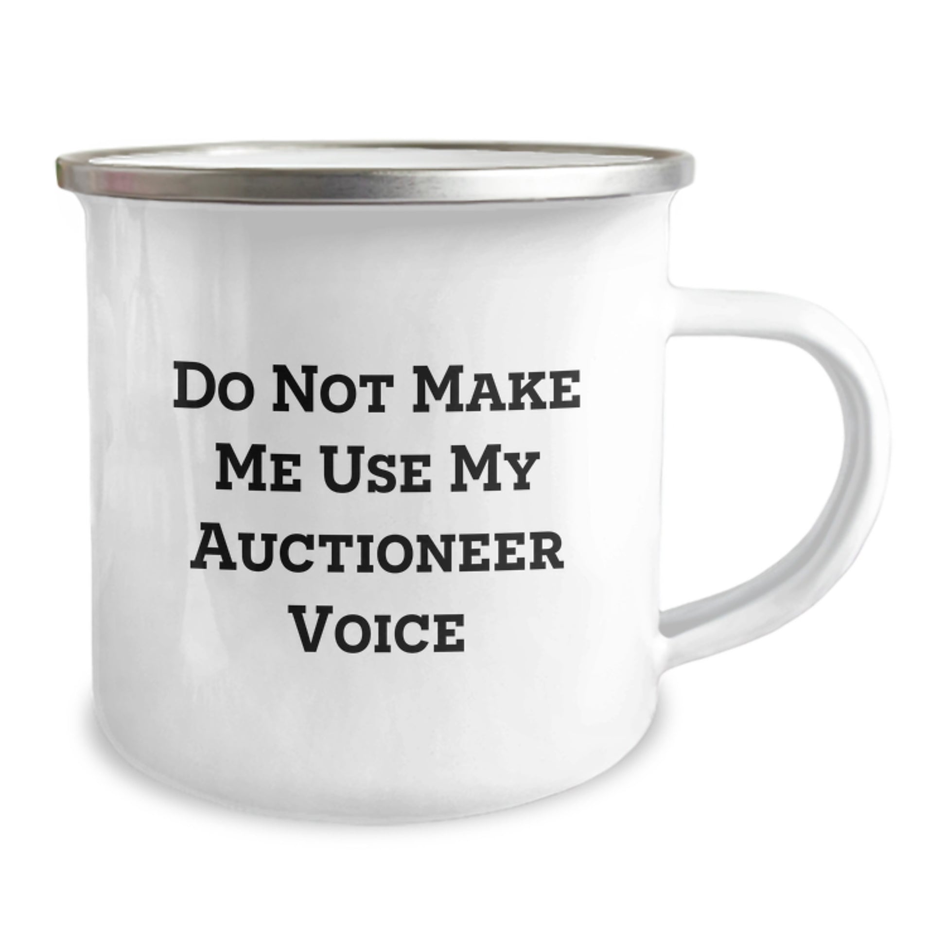 Funny Auctioneer Quote Gifts for Men from Family - Camping Mug for Graduation - Image 2