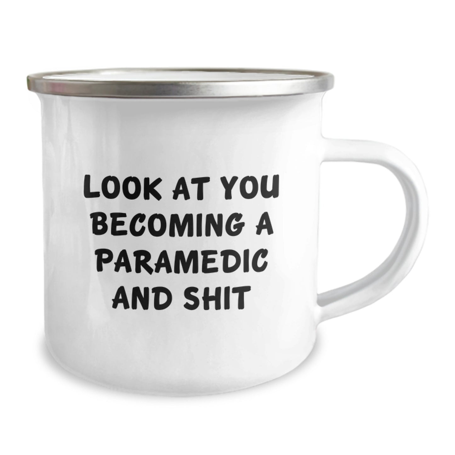 Rescue Worker Gifts from Friends - Funny Quote Camping Mug, 12 Oz Stainless Steel with Enamel Finish for Rescue Worker Birthday Unique Gifts - Image 2