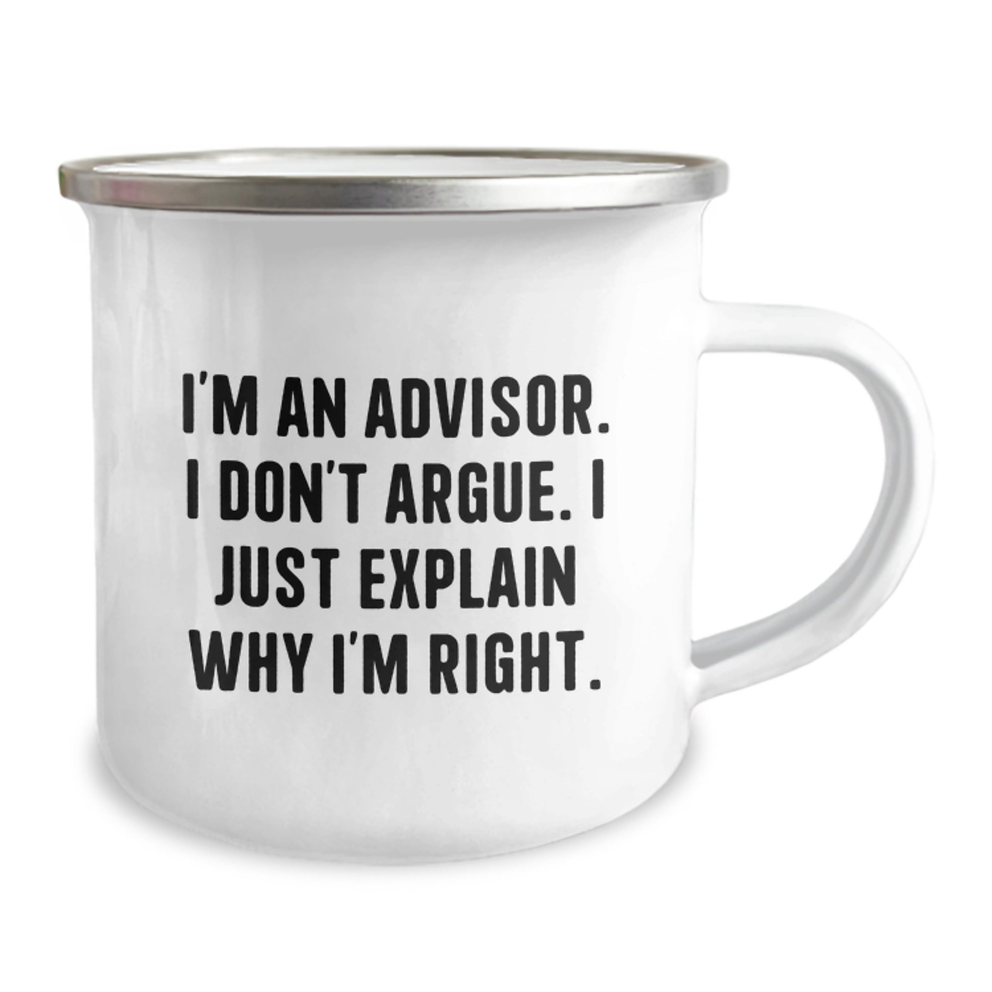 Funny Advisor Gifts, Inspirational Quote Camping Mug, Birthday Unique Gifts from Men to Advisor Friends - Image 2