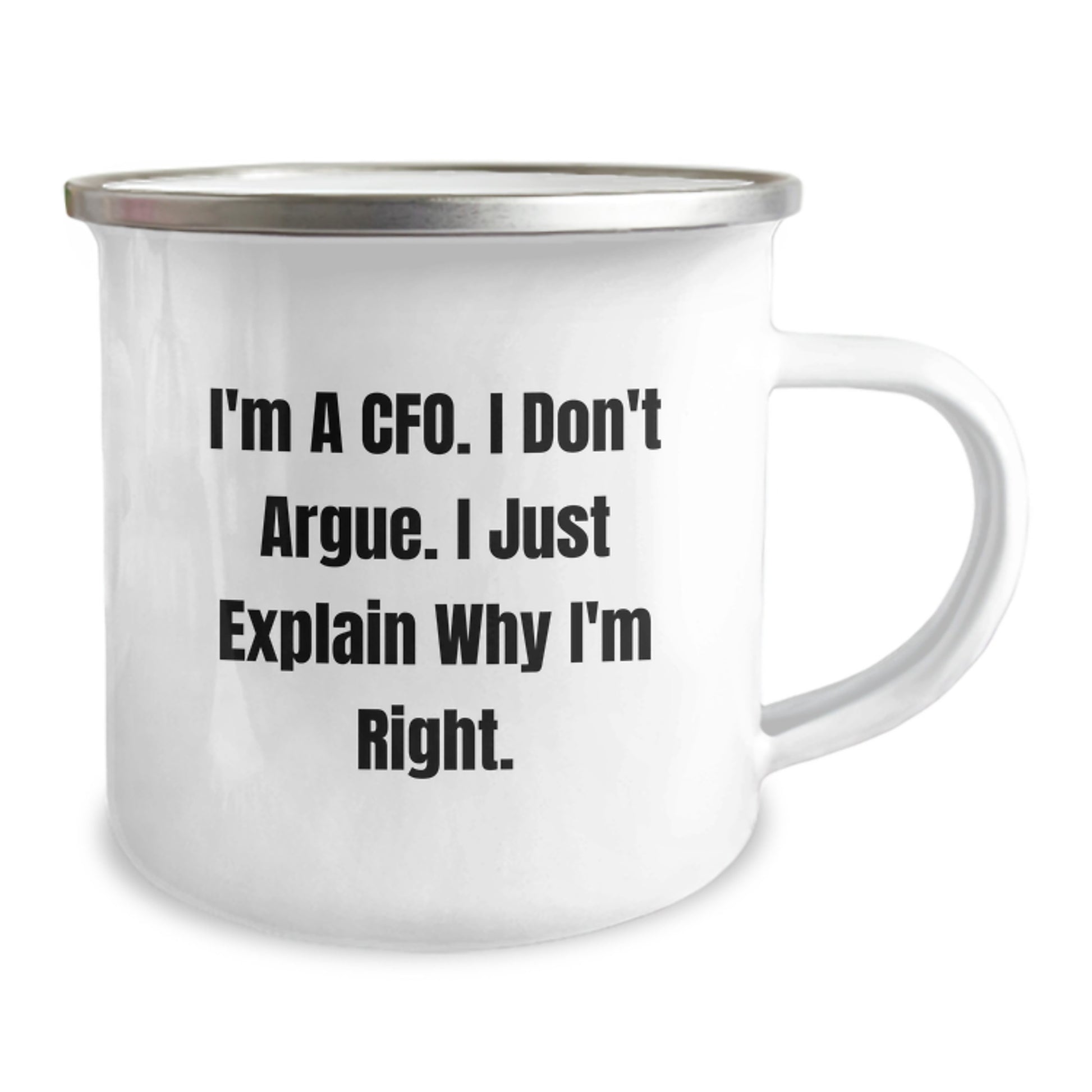 CFO Gifts Funny Quote Camping Mug for Graduation from Men to Women Coworkers Family - Image 2