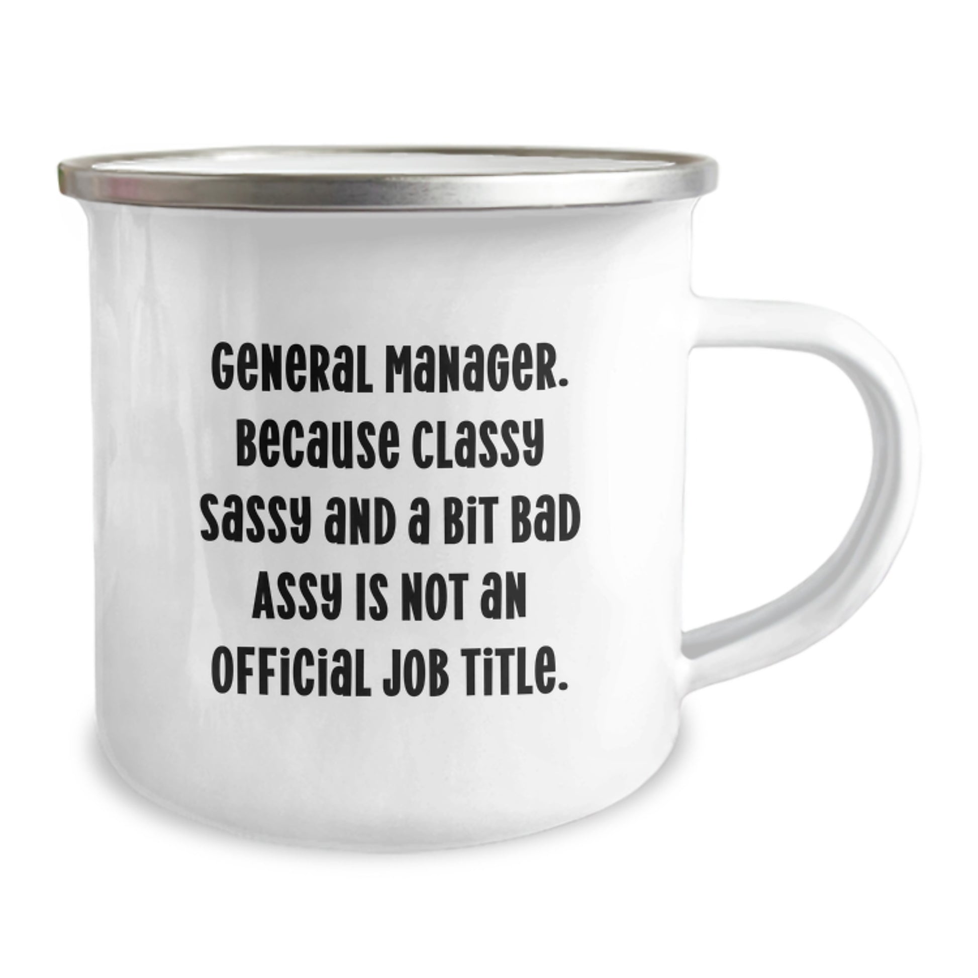 Funny General Manager Gifts for Men from Friends, Unique Camping Mug for Graduation - Image 2