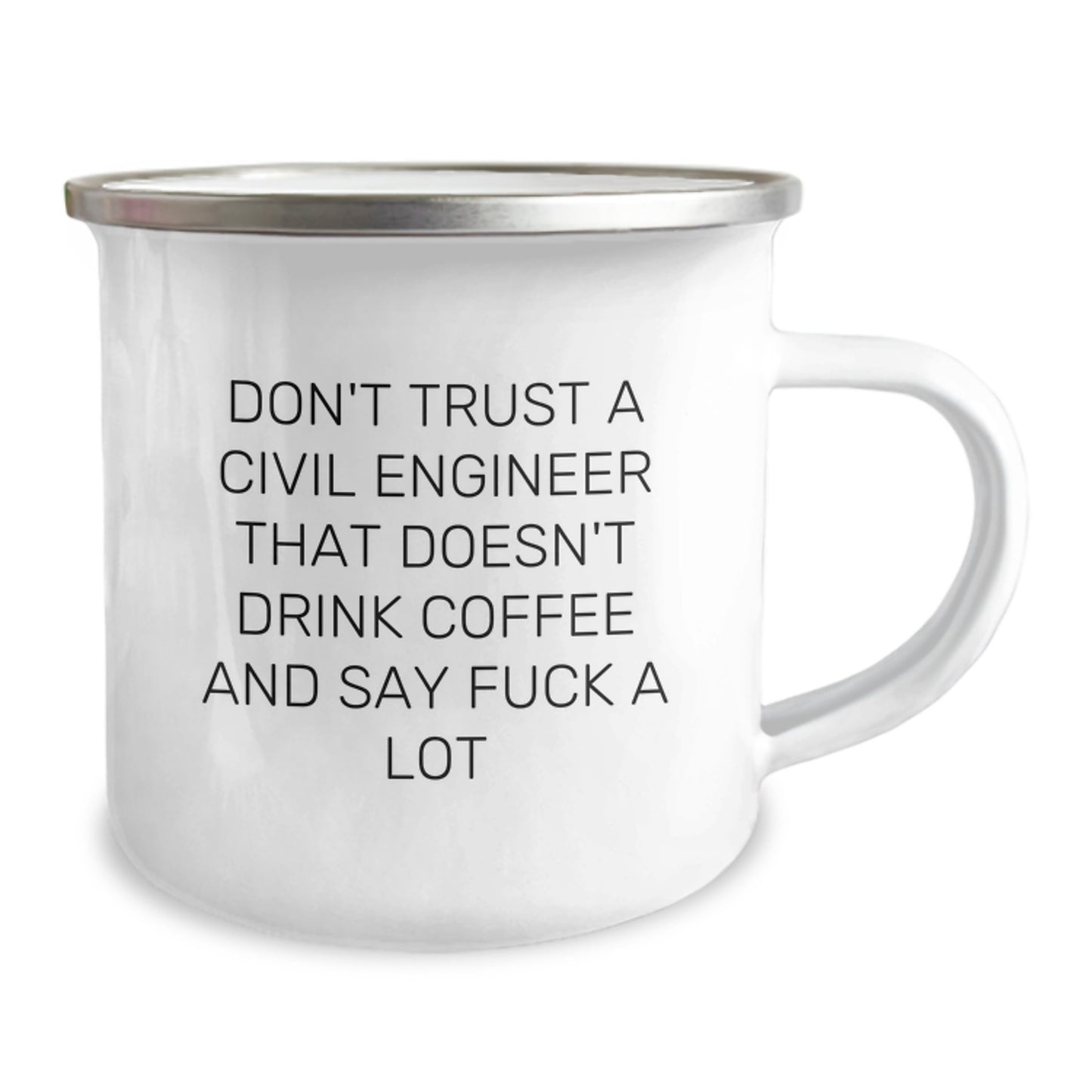 Civil Engineer Camping Mug Funny Quote Gifts from Friends for Birthday - Image 2