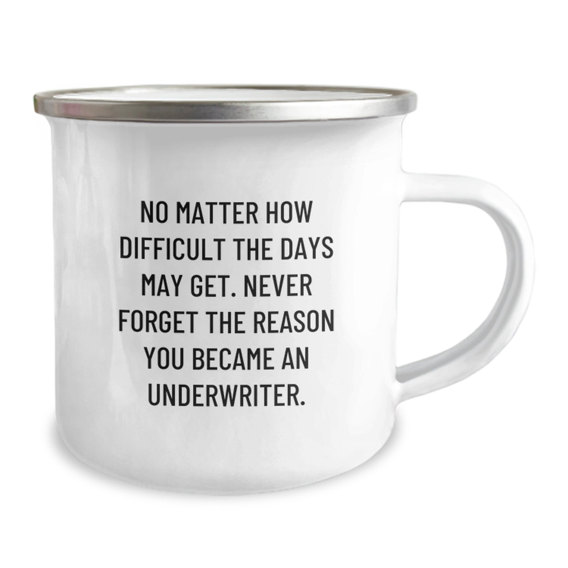 Funny Underwriter Gifts Camping Mug, Inspirational Quote for Underwriter, Birthday Unique Gifts from Friends, Gifts for Underwriter - Image 2