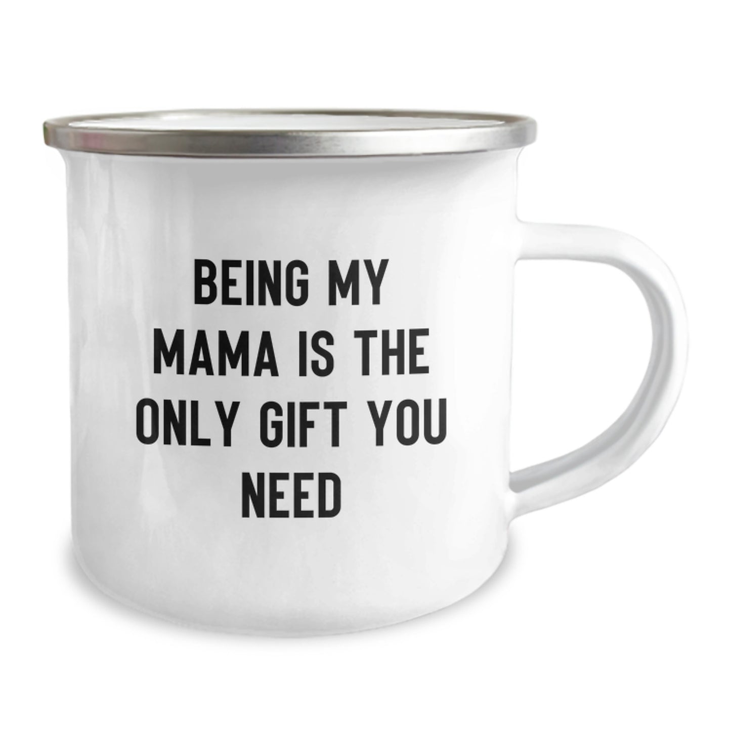 Funny Mama Camping Mug Gifts From Family, Birthday Unique Presents for Mama, 'Being My Mama Is The Only Gift You Need' - Image 2