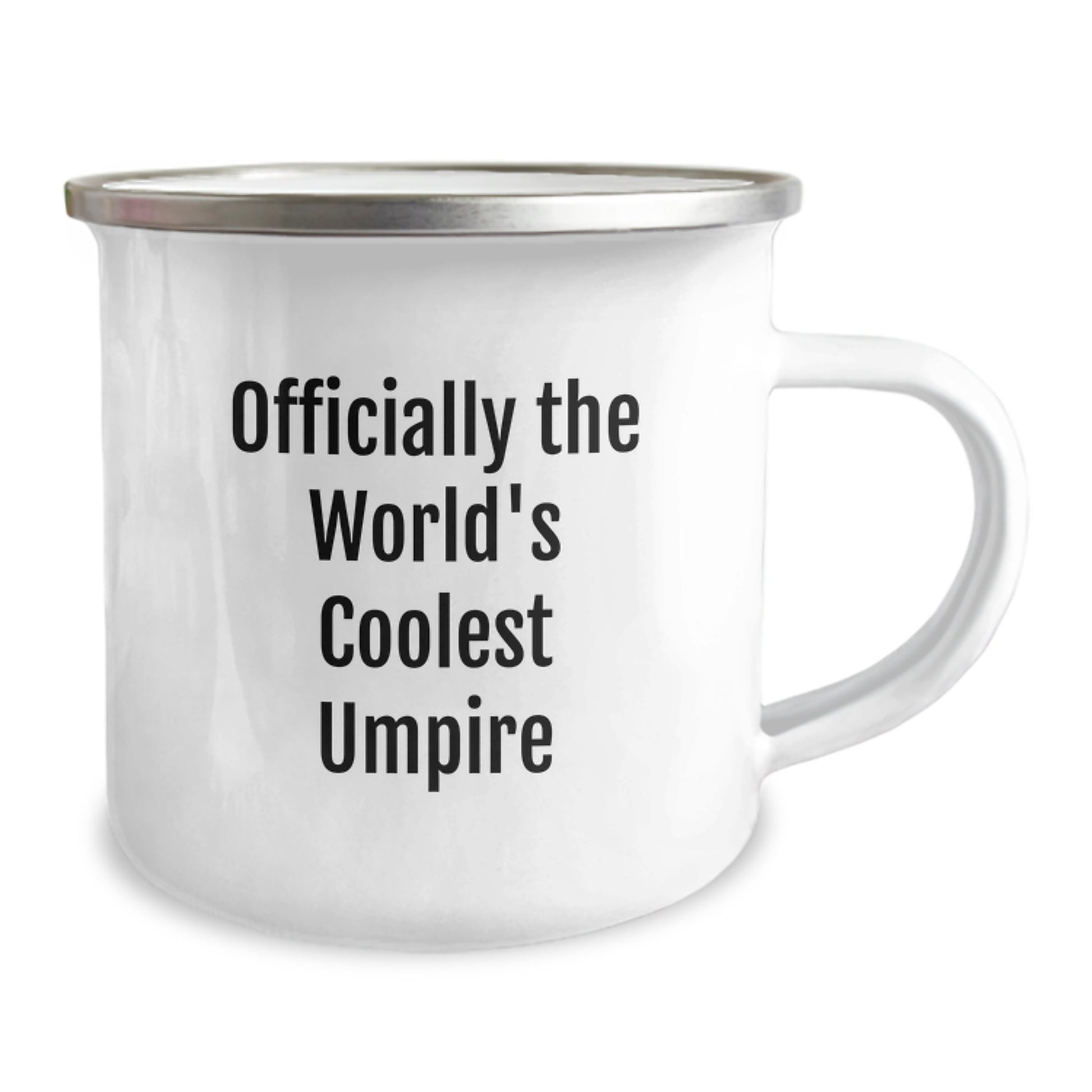 Funny Umpire Gifts for Him, 'Officially The World's Coolest Umpire' Camping Mug, Birthday Unique Gifts from Friends to Family - Image 2