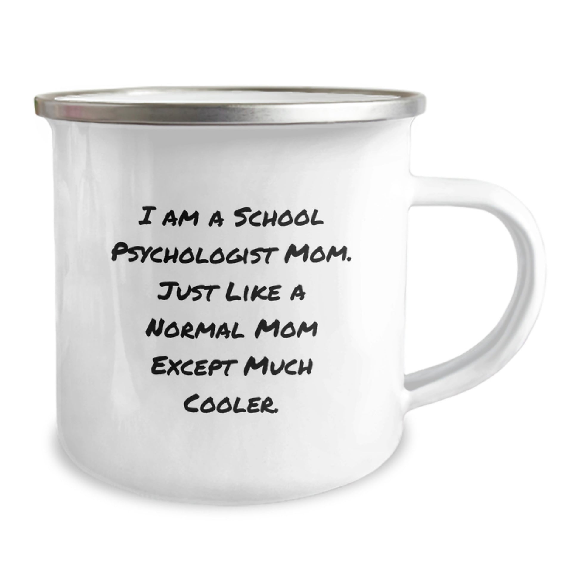 Funky School Psychologist Gifts: Funny Quote Camping Mug for School Psychologist Moms on Birthday - Gifts from Mom, for School Psychologist Women - Image 2