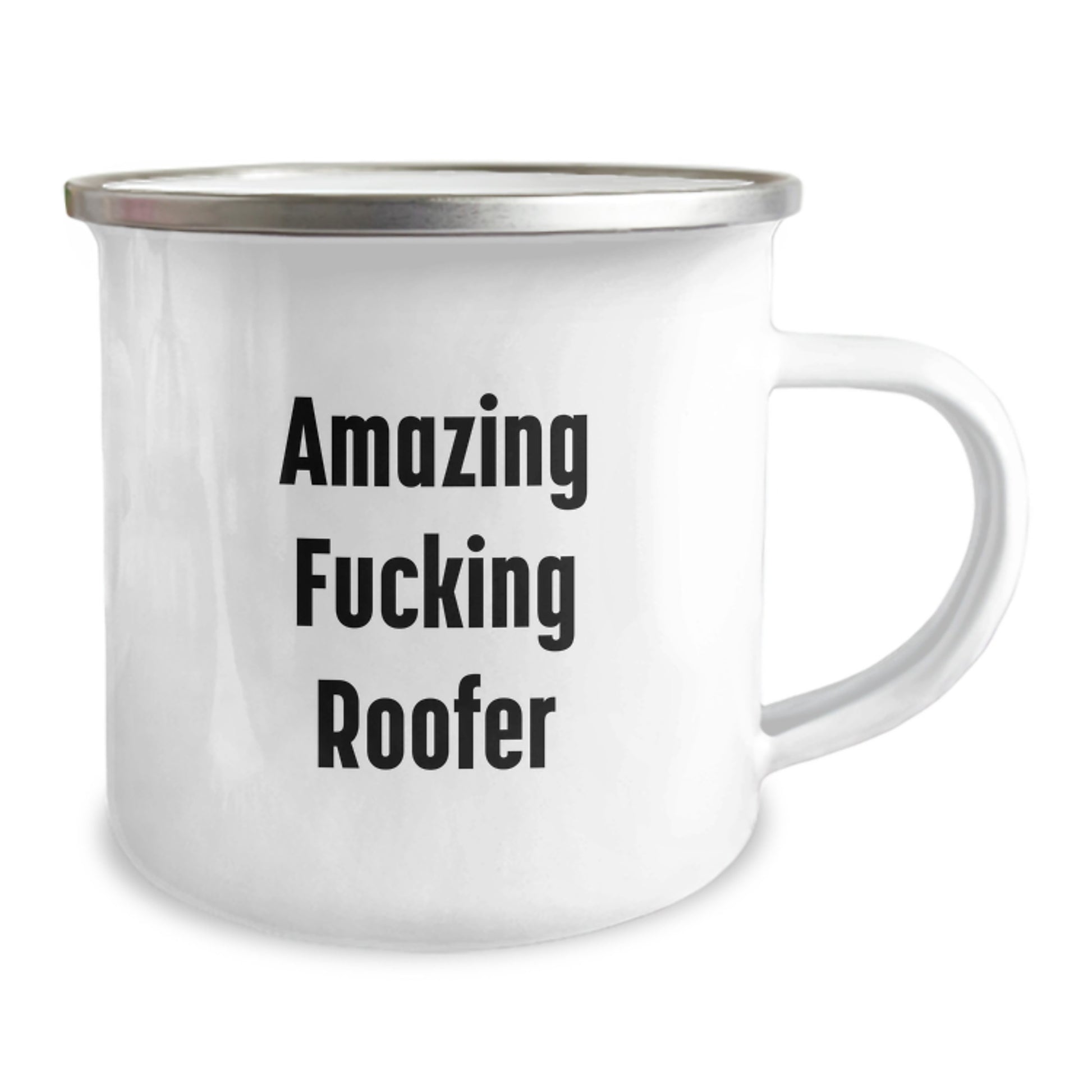 Funny Roofer Gifts, Amazing Roofer Quotes on Camping Mug, Birthday Unique Gifts from Friends to Men, Perfect for Roofer Enthusiasts - Image 2