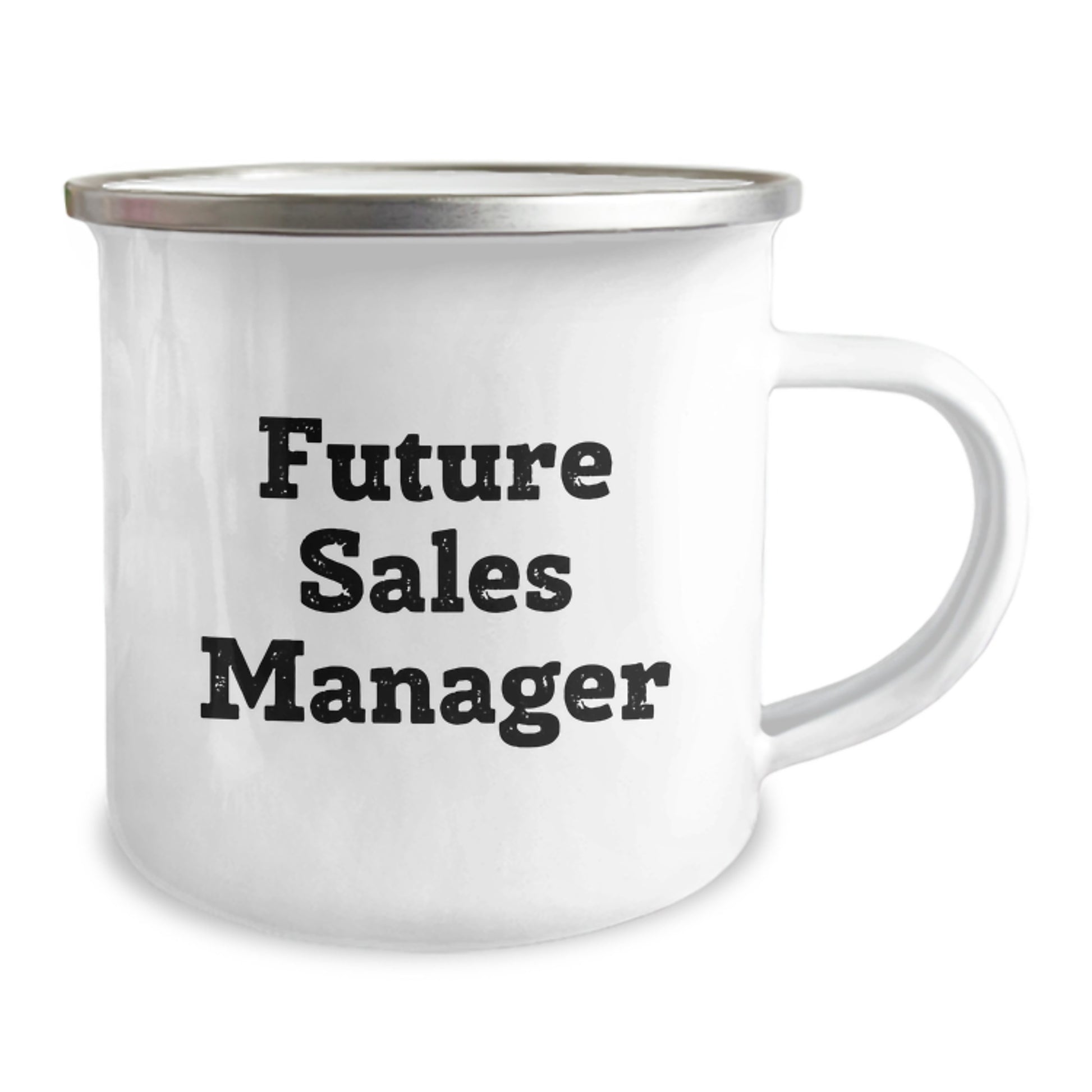 Funny Future Sales Manager Birthday Unique Gift, Camping Mug for Sales Manager, Gifts from Friends, 'You're a-maze-ing!' Enamel Finish - Image 2