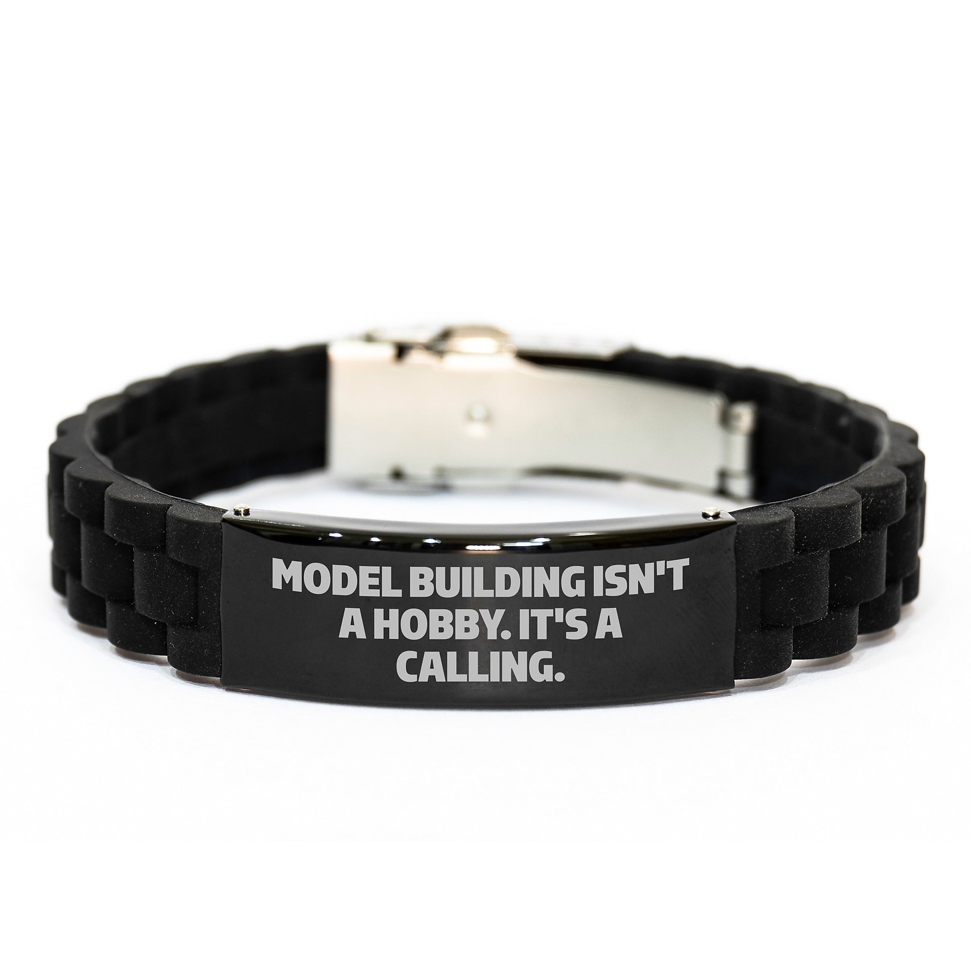 Model Building Enthusiast Gifts - Glide lock Clasp Birthday Present for Him or Her, 'Model Building Isn't A Hobby. It's A Calling.' - Image 1