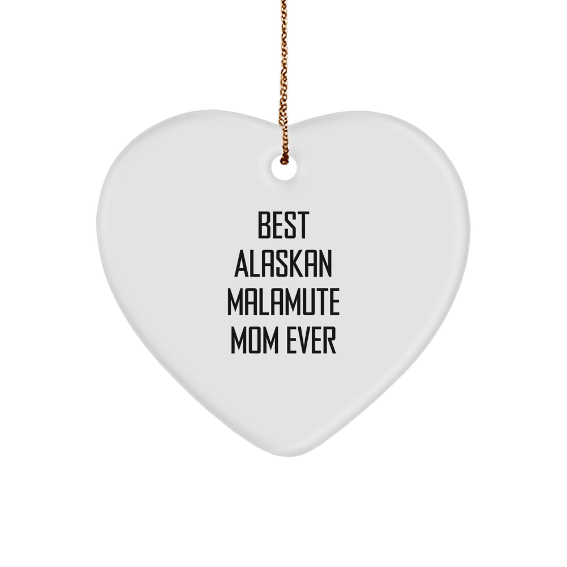 Funny Alaskan Malamute Dog Mom Gifts from Friends for Christmas Unique Hearts - Image 1