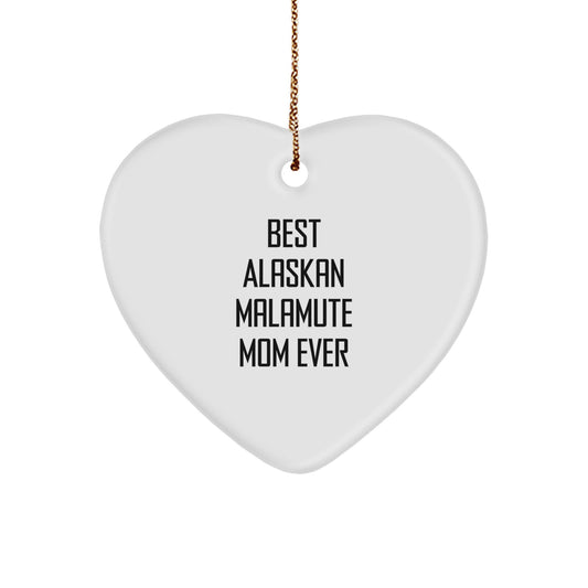 Funny Alaskan Malamute Dog Mom Gifts from Friends for Christmas Unique Hearts - Image 1
