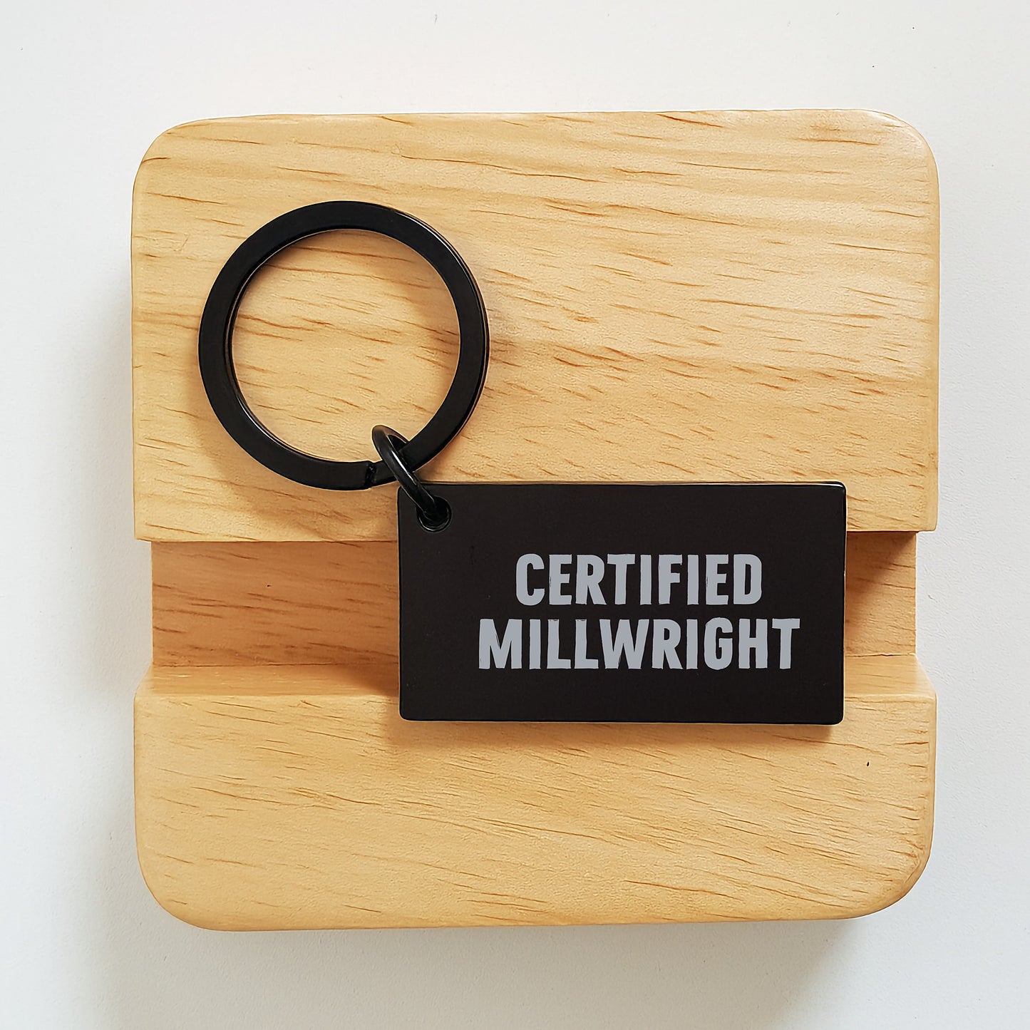 Certified Millwright Funny Keychain Gifts from Friends for Graduation - Image 2